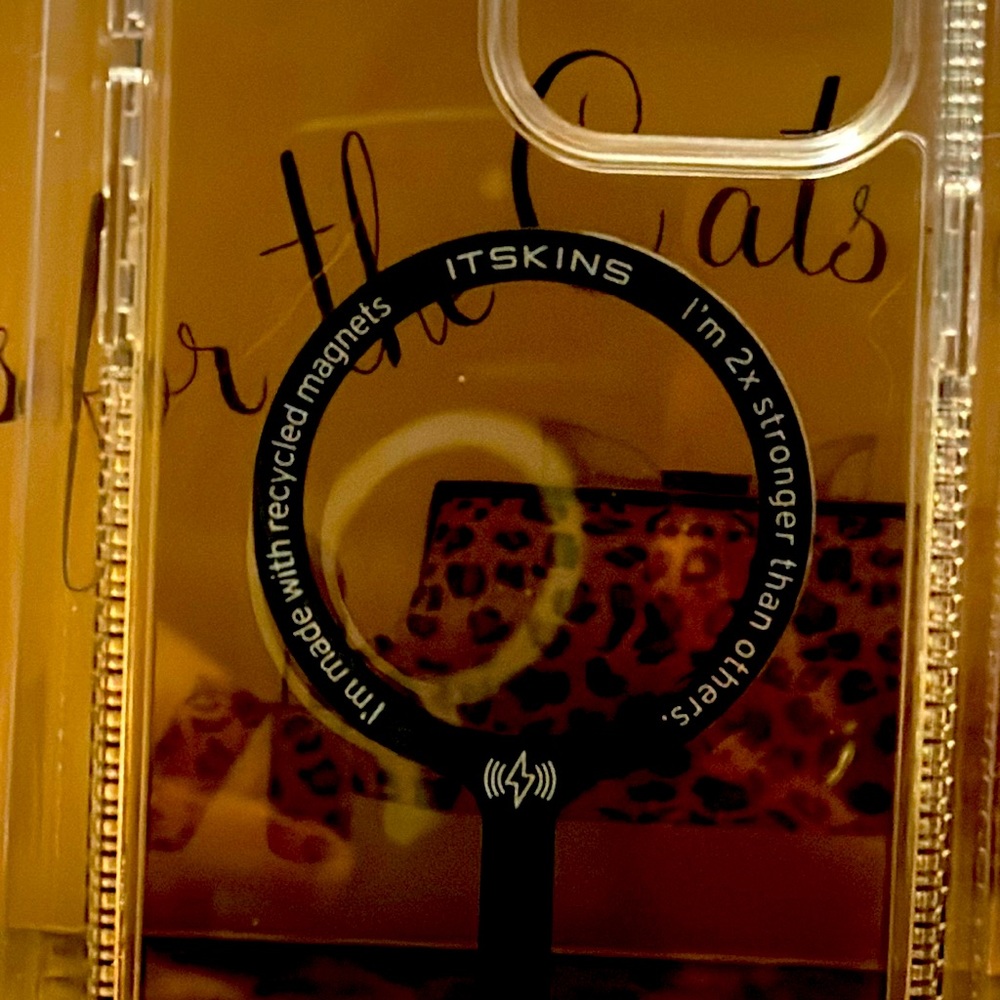 It Skins phone case for I Phone 15 Pro Max. Only used 1 day.